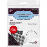 Scrapbook Adhesives Thin 3D Foam Squares Variety Pack - Black [01617]