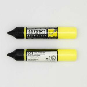 Sennelier Abstract Acrylic 3D Liner - Fluorescent Yellow [502]