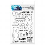 Simon Hurley Create Clear Stamp Set - Bestest Friends [HUR67221]