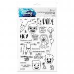 Simon Hurley Create Clear Stamp Set - Dudes Too! [HUR67238]