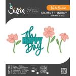 Sizzix 25th Birthday Collection - Vicki Boutin Stamps & Thinlits - Oh Happy Day [667134]