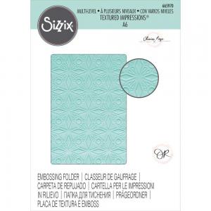 Sizzix Multi Level Textured Impressions By Olivia Rose - Geo Crystals [665970]