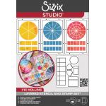 Sizzix Studio - Layered Stencil & Stamp Set - Artist Tools [666762]