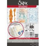 Sizzix Studio - Layered Stencil & Stamp Set - Ornate [666763]