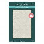 Spellbinders 3D Embossing Folder - Peacock Motif [E3D-096]
