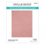 Spellbinders Detailed Embossing Folder - Flowers And Leaves [SES-008]