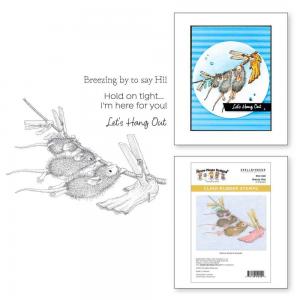 Spellbinders / House Mouse Cling Stamp Set - Breezy Day [RSC-026]