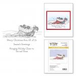 Spellbinders / House Mouse Cling Stamp Set - Christmas Friends [RSC-035]