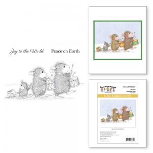 Spellbinders / House Mouse Cling Stamp Set - Drummer Mice [RSC-014]