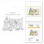 Spellbinders / House Mouse Cling Stamp Set - Froggy Throat [RSC-008]