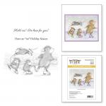 Spellbinders / House Mouse Cling Stamp Set - Hold On! [RSC-018]