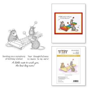 Spellbinders / House Mouse Cling Stamp Set - Music To My Ears [RSC-053]