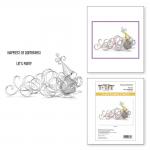 Spellbinders / House Mouse Cling Stamp Set - Party Streamers [RSC-010]