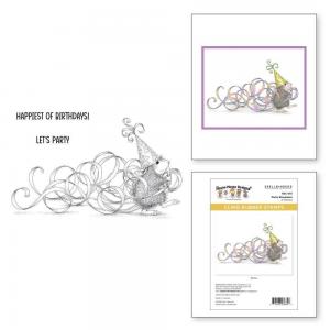 Spellbinders / House Mouse Cling Stamp Set - Party Streamers [RSC-010]