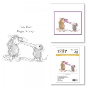 Spellbinders / House Mouse Cling Stamp Set - Party Time! [RSC-009]