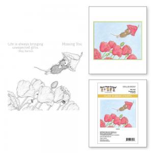 Spellbinders / House Mouse Cling Stamp Set - Popping By [RSC-004]