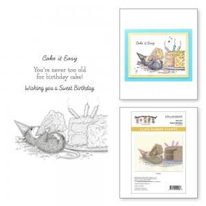 Spellbinders / House Mouse Cling Stamp Set - Sweet Birthday [RSC-027]