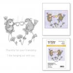 Spellbinders / House Mouse Cling Stamp Set - Tea For Two [RSC-005]