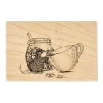 Spellbinders / House Mouse Wood Mounted Stamp - Brew-tiful Day [HMW-029]
