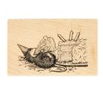 Spellbinders / House Mouse Wood Mounted Stamp - Sweet Birthday [HMW-014]