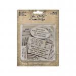 Spring 2023 Idea-ology by Tim Holtz - [TH94320] Quote Chips - Labels