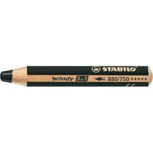Stabilo Woody Pencil - Black [880-750]