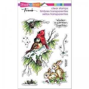 Stampendous Clear Stamp Set - Birds and Bunnies [SSC2020]
