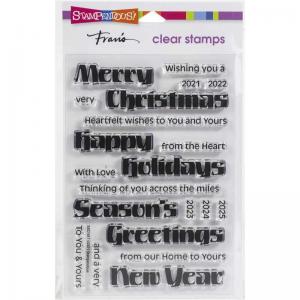 Stampendous Clear Stamp Set - Bold Season [SSC1417]