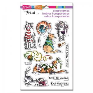Stampendous Clear Stamp Set - Cat Knit Capers [SSC1456]