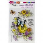Stampendous Perfectly Clear Stamps - Flutters and Flowers [SSC1302]