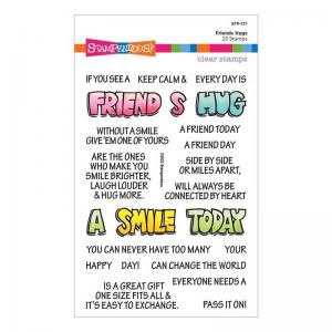 Stampendous Clear Stamp Set - Friends Hugs [STP-171]