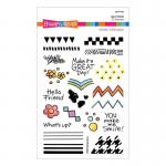 Stampendous Clear Stamp Set - Geo Prints [STP-178]