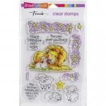 Stampendous Clear Stamp Set - Lion Lamb Frame [SSC1414]