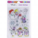 Stampendous Clear Stamp Set - Penguin Gift [SSC1411]