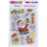 Stampendous Clear Stamp Set - Santa Frame [SSC1409]