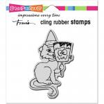 Stampendous Cling Stamp - Frankencat [CRM351] - ON SALE!