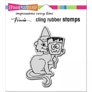 Stampendous Cling Stamp - Frankencat [CRM351]