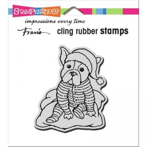 Stampendous Cling Rubber Stamps - Pajama Pup [CRQ254]