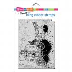 Stampendous Cling Rubber Stamps - Scary Carriage [CRR321]