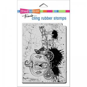 Stampendous Cling Rubber Stamps - Scary Carriage [CRR321]