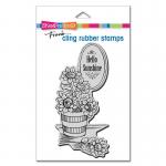 Stampendous Cling Stamp - Sunshine Flowers [CSM104]