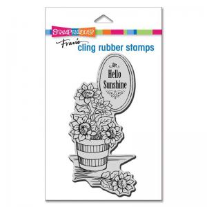 Stampendous Cling Stamp - Sunshine Flowers [CSM104]