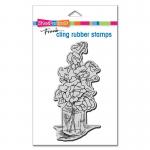 Stampendous Cling Stamp - Sweet Rose Jar [CSM101]