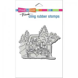 Stampendous Cling Rubber Stamps - Truck Ride [CRW217]