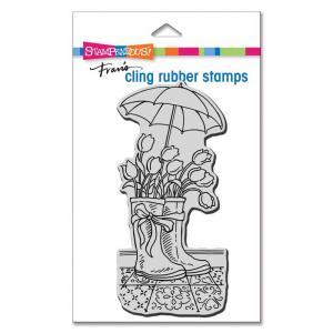 Stampendous Cling Stamp - Tulip Wellies [CSM102]