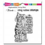 Stampendous Cling Stamp - Whiskers Gift [CRM353]