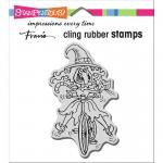 Stampendous Cling Rubber Stamps - Wobbly Witch [CRM344]