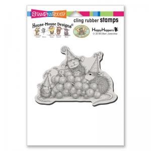 Stampendous House Mouse Cling Stamp - Birthday Grapes [HMCP153]