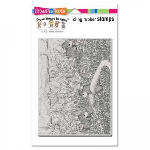 Stampendous House Mouse Cling Stamp - Violet Garden [HMCR161]