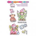 Stampendous Pink Your Life Clear Stamp Set - Little Angels [SSCP101]